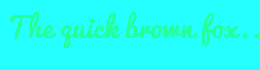 Image with Font Color 26FF93 and Background Color 26FFFF